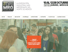 Tablet Screenshot of expo-mro.com